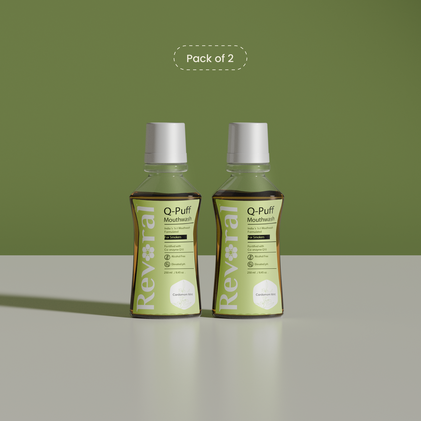 Q-Puff Mouthwash - Supersize Shield