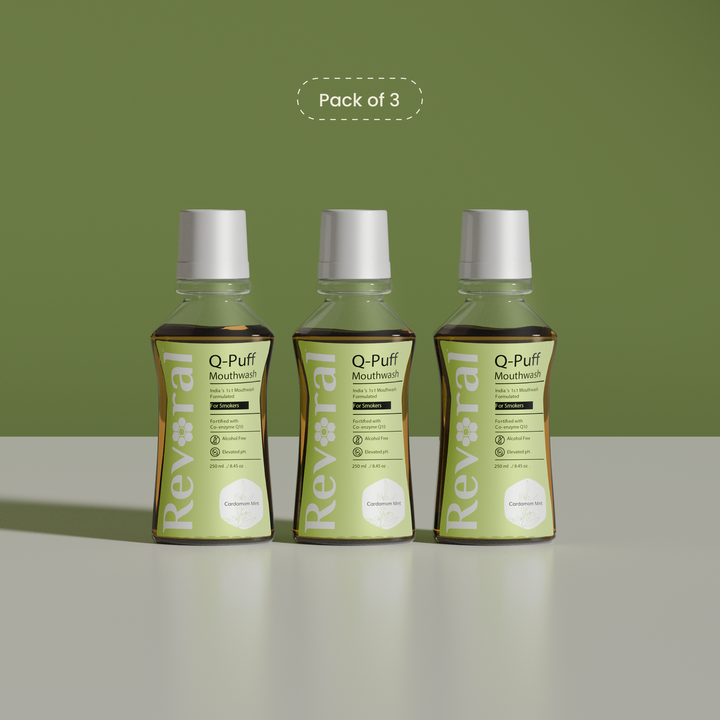 Q-Puff Mouthwash - Supersize Shield