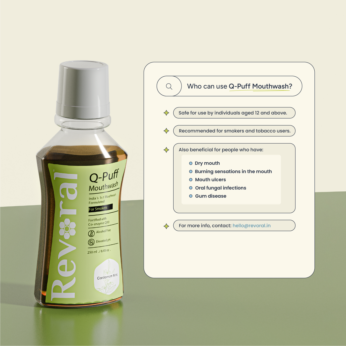 Mix and Match Q-Puff Mouthwash